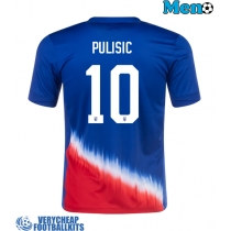 United States Christian Pulisic #10 Replica Away Shirt Copa America 2024 Short Sleeve